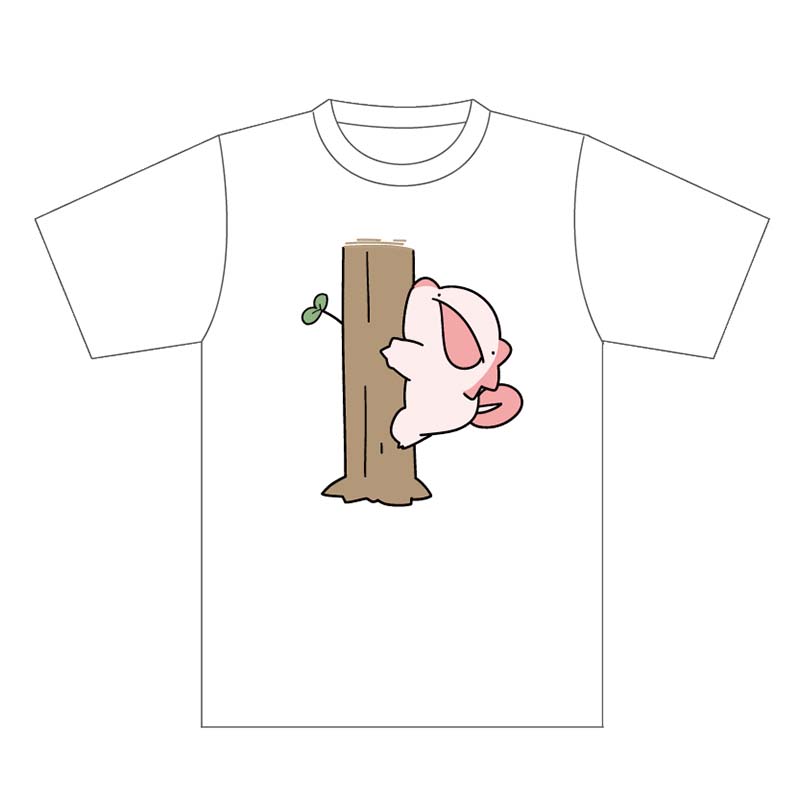 木登りウーパールーパーTシャツ